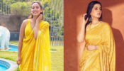 Love the ethnic yellow saree vibe? Take cues from Mira Rajput & Raashi Khanna’s wardrobe