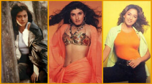 Madhuri Dixit, Raveena Tandon, Kajol’s Boldest Photoshoot Moments From the 90s That Will Stun You