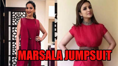 Madhuri Dixit Vs Parineeti Chopra In Marsala Jumpsuit: Whose Style Will You Steal?