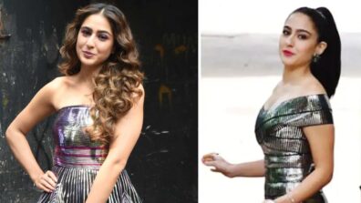 Majestic In Metallic: Sara Ali Khan And Her Iconic Metallic Dresses