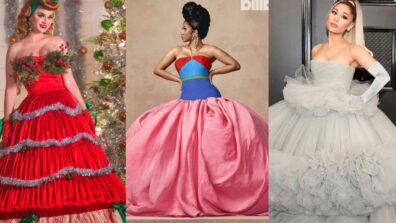 Make Your Grand Fashion Statement In Ruffled Dresses For Upcoming Occasions: Inspiration From Ariana Grande, Katy Perry, Cardi B