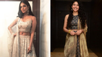 Malavika Mohanan & Sai Pallavi are masters of the Indo-western embellished lehenga design and these photos are proof, check ASAP