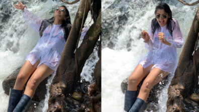 Mermaid Baby:  Kumkum Bhagya beauty Sriti Jha caught on camera having a blast while playing with water, fans can’t stop crushing