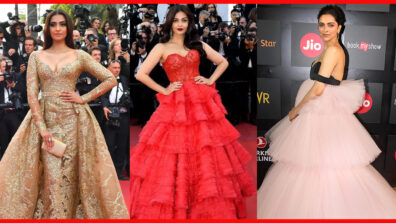 Most Jaw-Dropping Gown Looks Of Bollywood Divas On Red Carpet, You Can Steal For Your Reception Look