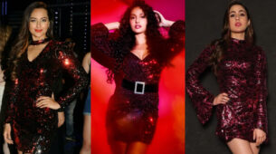 Need style inspiration for an upcoming party? Learn the glittery style from Sonakshi Sinha, Sara Ali Khan & Nora Fatehi