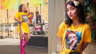 Neha Kakkar Vs Ashnoor Kaur: Who Looked Deadly Infectious In Yellow Long T-shirt Dress?