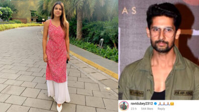 Nia Sharma wears her favourite ethnic suit, Ravi Dubey comments