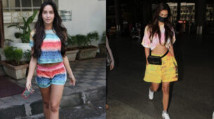 Nora Fatehi Vs Disha Patani: Who deserves a 10/10 for the hot printed t-shirt & shorts style?