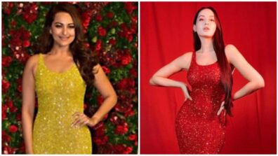 Nora Fatehi Vs Sonakshi Sinha: Whose Look In A Glitter Gown Are Tempting?