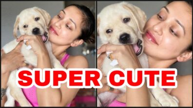 Oh So Cute: Bengali diva Mimi Chakraborty shares ‘pawsome’ moment with pet dog, fans melt in awe