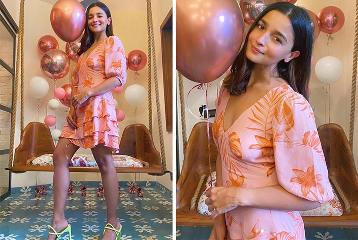 Oh So Hot: Alia Bhatt Vs Disha Patani: Who Looked Super Gorgeous In Floral Mini Dress? Pick Your Favourite - 0