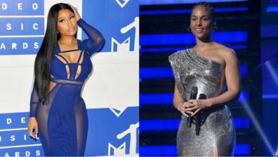 Oh So Hot! Stunning Red Carpet Looks Of Alicia Keys And Nicki Minaj