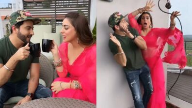 OMG: Shraddha Arya saves Dheeraj Dhoopar from falling off balcony, check video