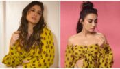 Polka dots are beautiful: Ankita Lokhande vs Surbhi Jyoti: Whose yellow polka dot crop top will you steal this summer? Vote here