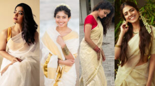 [Poll Alert] Rashmika Mandanna Vs Sai Pallavi Vs Keerthy Suresh Vs Malavika Mohanan: Which hot Babe wore the classy Traditional ‘South style’ saree with an embellished twist? Vote Now