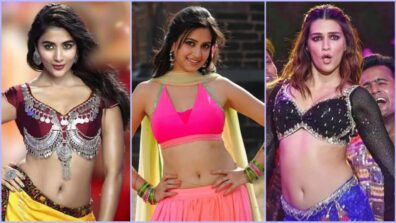 Pooja Hegde, Kriti Sanon & Kriti Kharbanda’s Hottest Belly Curve Moments to Inspire You to Hit Gym Right Away