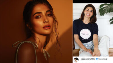 Pooja Hegde’s smoking hot backless photo impresses Jacqueline Fernandez