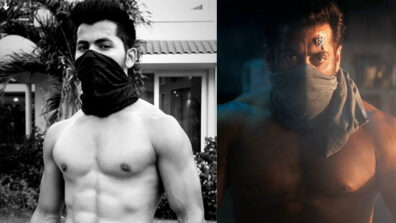 Power picture: Siddharth Nigam does a Salman Khan from Tiger Zinda Hai, goes shirtless with mask on