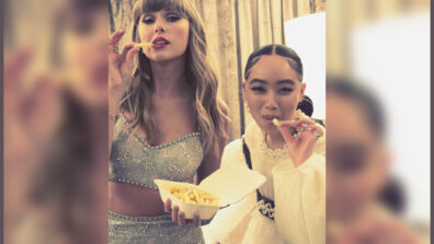 Private Photos: Taylor Swift goes candid with Maisie Williams, Olivia Rodrigo, And Griff post BRIT awards, fans can’t keep calm