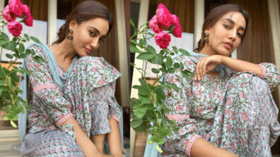 Qubool Hai Yeh Khubsurti: Surbhi Jyoti stabs multiple hearts with her gorgeous ethnic handcrafted soft breezy fabric salwar suit, fans melt in awe