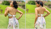 Raising Mercury levels: Monalisa’s hot backless printed two-piece dress has wreak havoc on the social media, fans can’t keep calm