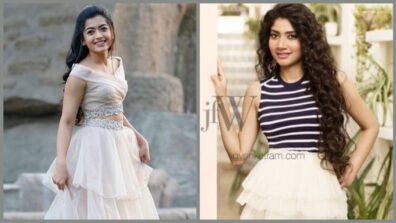 Rashmika Mandanna & Sai Pallavi look stunning in “Crop top” & “Ruffle Skirt”, fans love the fashion contrast