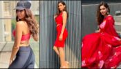 Ravishing In Red: Aamna Sharif Perfectly Slew Her Red Looks From Saree To Crop Top