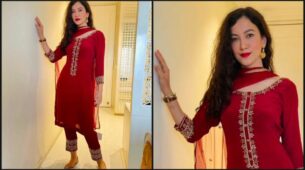 Ravishing In Red: Gauahar Khan’s Red Salwar Suit Outfit You Should Totally Steal: Isn’t She Killing It? Yay Or Nay?