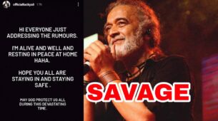 Resting In Peace At Home: Lucky Ali dismisses rumours of death with a savage post, see now