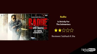 Review Of Radhe: Is Strictly For The Salmaniacs