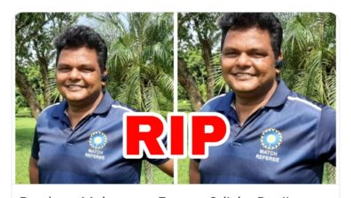 RIP: Former Odisha Ranji player & BCCI Match Referee Prashant Mohapatra passes away