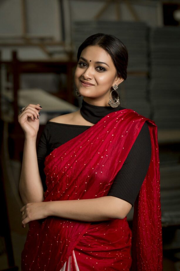 Rock In Blouse: Take Blouse Inspiration From Keerthy Suresh - 2