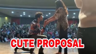 Romantic Moment: Kartik Aaryan goes down on his knees to propose a fan, video goes viral