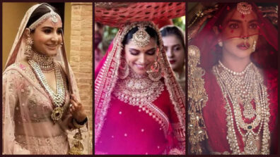 Royal Swag: Priyanka Chopra, Anushka Sharma & Deepika Padukone’s most gorgeous wedding moment inspirations for the perfect ‘bridal’ look