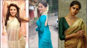 Sai Tamhankar, Manasi Naik & Amruta Khanvilkar’s Hottest Desi Saree Moments to Feel the Heat