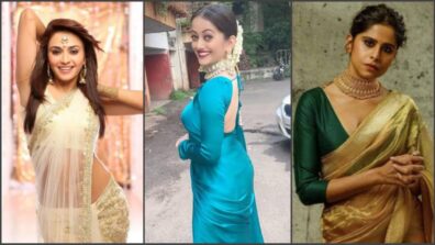 Sai Tamhankar, Manasi Naik & Amruta Khanvilkar’s Hottest Desi Saree Moments to Feel the Heat