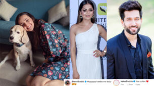 Sanaya Irani shares ‘pawsome’ moment with pet dog, Drashti Dhami & Nakuul Mehta love it
