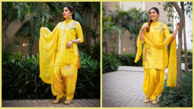 Sapna Choudhary In Yellow Punjabi Salwaar Suit: She Looks No Less Than a Punjabi Kudi