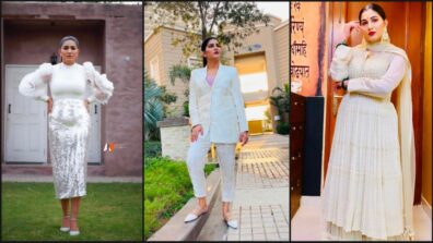 Sapna Choudhary Never Goes Wrong In White: These 3 Looks Of Her Are A Proof