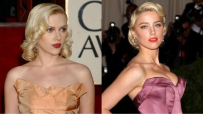 Scarlett Johansson Vs Amber Heard: Who Looks Voguish In The Strapless Satin Dress?