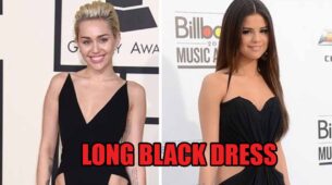 Selena Gomez Vs Miley Cyrus: Who Looks Breathtaking In Long Black Dress?