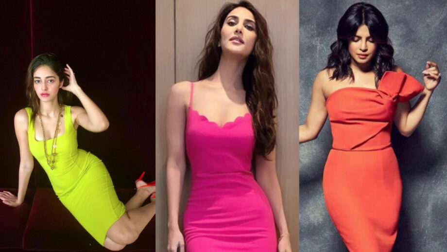 [Photos] Ananya Panday Vs Vaani Kapoor Vs Priyanka Chopra: Which hottie shells out perfect ‘runway model’ vibes in a hot neon bodycon outfit? Vote Now
