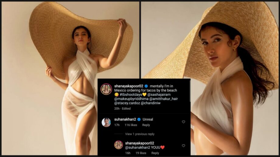 Shanaya Kapoor burns internet with her new photoshoot, Suhana Khan calls it unreal 401308