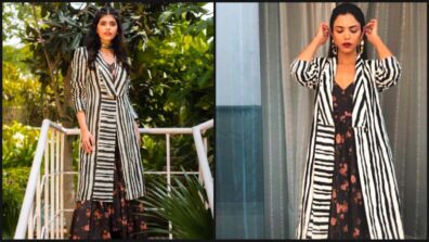 Shriya Pilgaonkar Vs Sanjana Sanghi: Which Gorgeous Lady Looks Extra Hot In Black And White Long Coat?