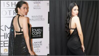 Shruti Hassan Vs Karishma Kapoor: Which Diva Looks Smokey Hot In Black Saree And Backless Blouse?