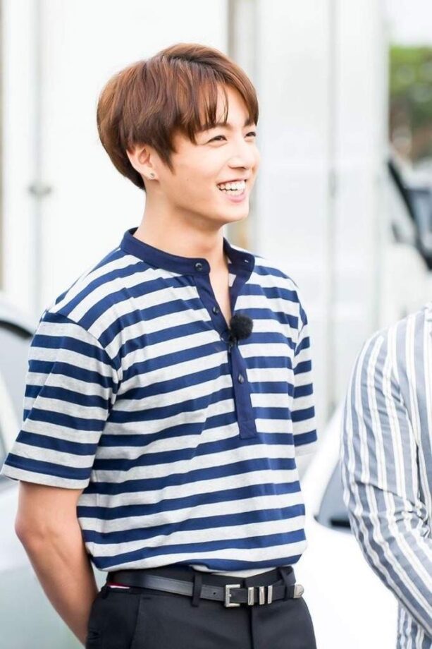 Slay In Stripes: We Think BTS Jungkook Loves Stripe Prints: These Pictures Are A Proof - 0