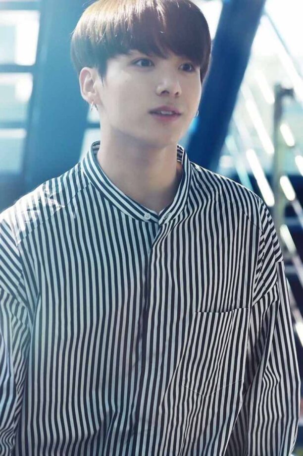 Slay In Stripes: We Think BTS Jungkook Loves Stripe Prints: These Pictures Are A Proof - 2