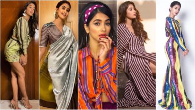 Slay In Stripes: We Think Pooja Hegde Loves Stripe Prints: These Pictures Are A Proof