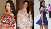 Slay the casual vogue game like Janhvi Kapoor, Kiara Advani & Ananya Panday in a hot floral off-shoulder midi outfit