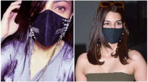 Slaying It In A Mask: Shruti Haasan Vs Kriti Sanon? Who Nailed The Mask Chain Look?